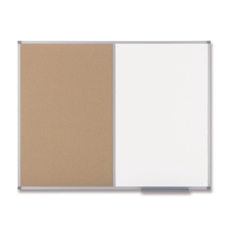 Quadro Combinado Nobo Classic 90x120cm 1901588 Lacado Branco+Cortiça