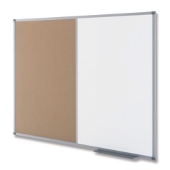 Quadro Combinado Nobo Classic 90x120cm 1901588 Lacado Branco+Cortiça