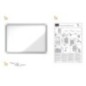 Vitrine Magnética Nobo Premium Plus 1902577 4xA4 Vitrine Magnética Nobo Premium Plus 1902577 4xA4