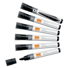Marcador de Quadro Branco Nobo 1915382 Tinta Líquida Cx.10 Preto
