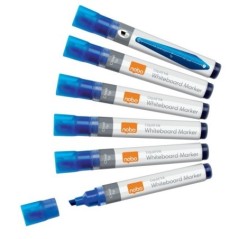 Marcador de Quadro Branco Nobo 1915383 Tinta Líquida Cx.10 Azul