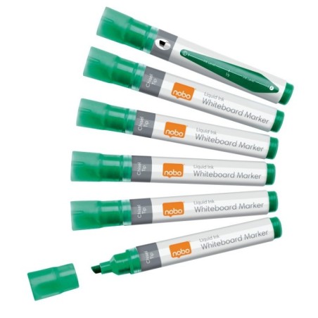 Marcador de Quadro Branco Nobo 1915385 Tinta Líquida Cx.10 Verde