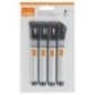 Marcador de Quadro Branco Nobo 1905322 Glass Board Cx.4 Preto Marcador de Quadro Branco Nobo 1905322 Glass Board Cx.4 Preto