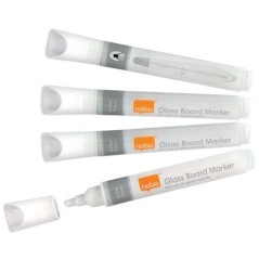 Marcador de Quadro Branco Nobo 1905323 Glass Board Cx.4 Branco