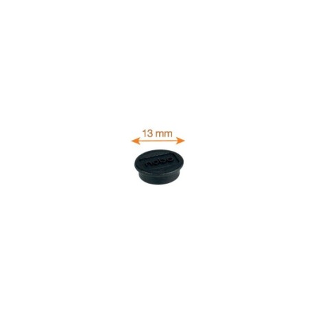 Ímanes Magnéticos Nobo 13mm Ø 1915284 Redondo Cx.10 Preto
