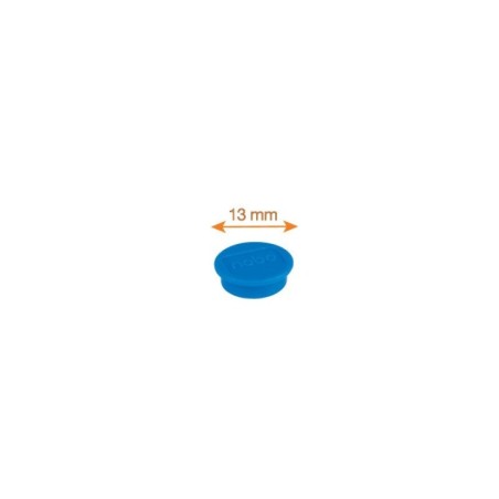 Ímanes Magnéticos Nobo 13mm Ø 1915285 Redondo Cx.10 Azul