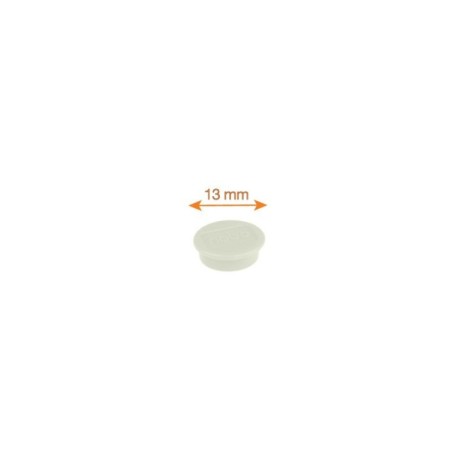 Ímanes Magnéticos Nobo 13mm Ø 1915287 Redondo Cx.10 Branco