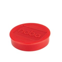 Ímanes Magnéticos Nobo 38mm Ø 1915307 Redondo Cx.10 Vermelho