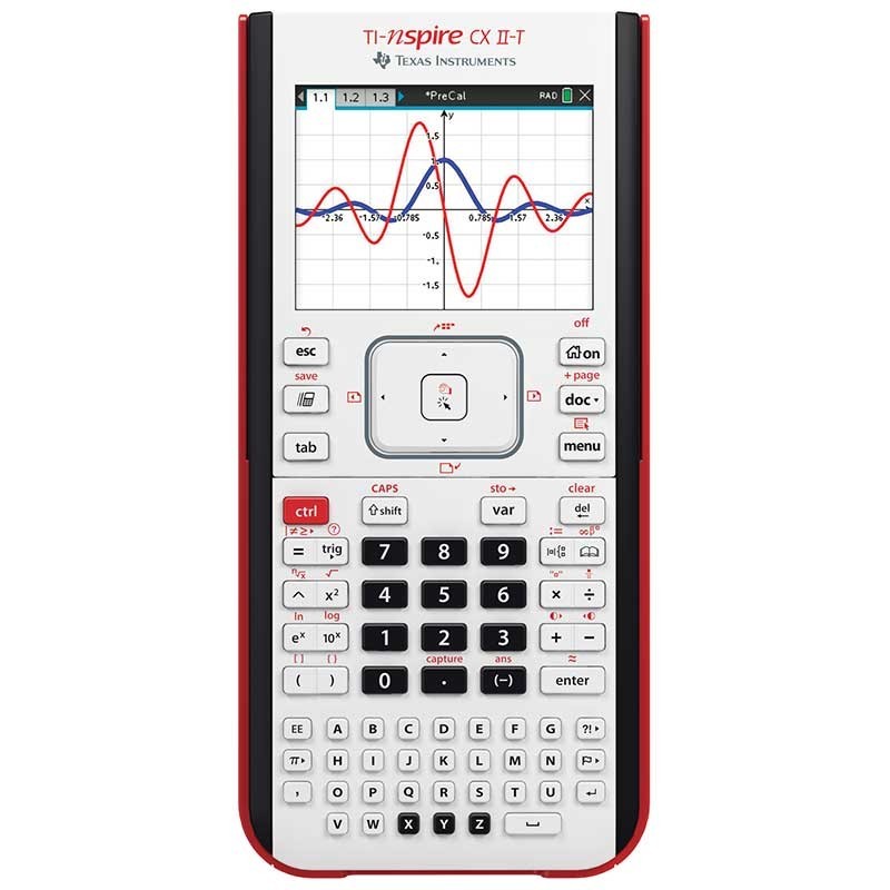 Calculadora Gráfica Texas TI-Nspire CX II-T Python Edition Calculadora Gráfica Texas TI-Nspire CX II-T Python Edition