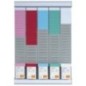 Quadro de Planeamento Nobo T-Card 2911680 Semanal 5 Colunas 24 Ranhuras