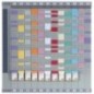 Quadro de Planeamento Nobo T-Card 2920080 Mensal/Anual 12 Col. 32 Ranhuras