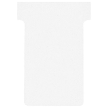 Fichas de Cartolina T-Card Nobo 2002002 Índice 2 Emb.100 Branco