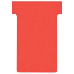 Fichas de Cartolina T-Card Nobo 2002003 Índice 2 Emb.100 Vermelho