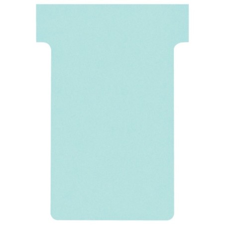 Fichas de Cartolina T-Card Nobo 2002006 Índice 2 Emb.100 Azul Claro