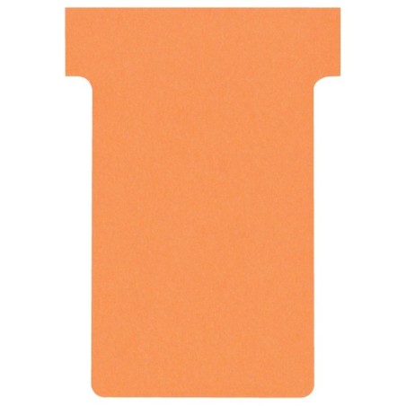 Fichas de Cartolina T-Card Nobo 2002009 Índice 2 Emb.100 Laranja