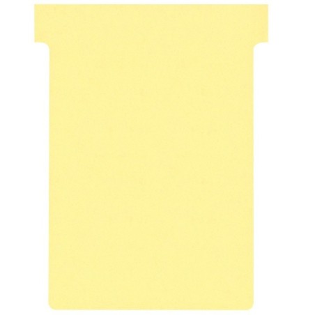 Fichas de Cartolina T-Card Nobo 2003004 Índice 3 Emb.100 Amarelo