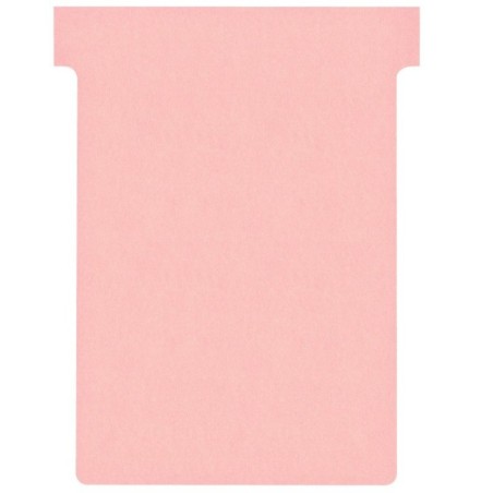 Fichas de Cartolina T-Card Nobo 2003008 Índice 3 Emb.100 Rosa