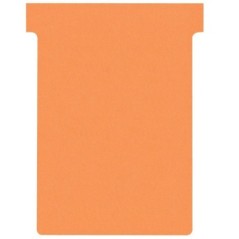 Fichas de Cartolina T-Card Nobo 2003009 Índice 3 Emb.100 Laranja