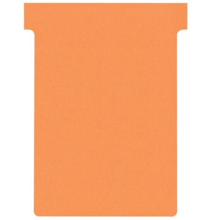 Fichas de Cartolina T-Card Nobo 2003009 Índice 3 Emb.100 Laranja