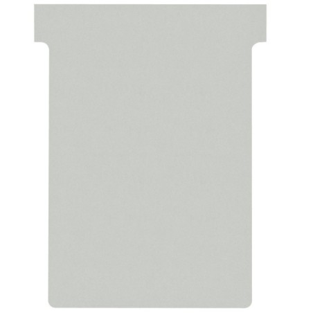 Fichas de Cartolina T-Card Nobo 2003010 Índice 3 Emb.100 Cinzento