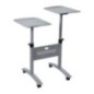 Mesa de Projecção Nobo 1900791 Plataforma Dupla Cinzento Mesa de Projecção Nobo 1900791 Plataforma Dupla Cinzento