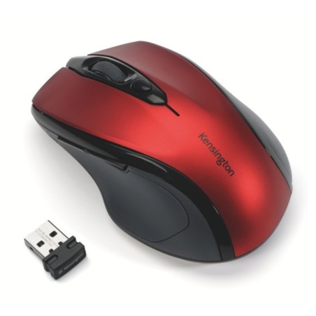 Rato Kensington K72422WW sem Fio Pro Fit™ Mid-Size Vermelho