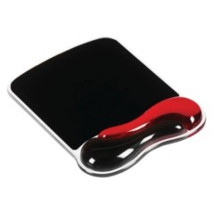 Tapete de Rato Kensington 62402 Duo Gel Vermelho/Preto