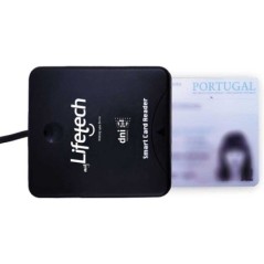 Leitor de Cartão do Cidadão Lifetech LFCRD007 USB 2.0