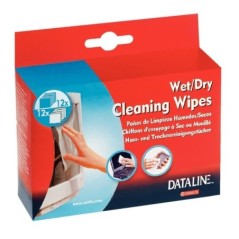 Toalhetes de Limpeza Dataline 67120 Emb.12+12