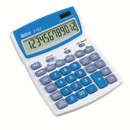 Calculadora de Secretária Ibico 212X 12 Dígitos Blister