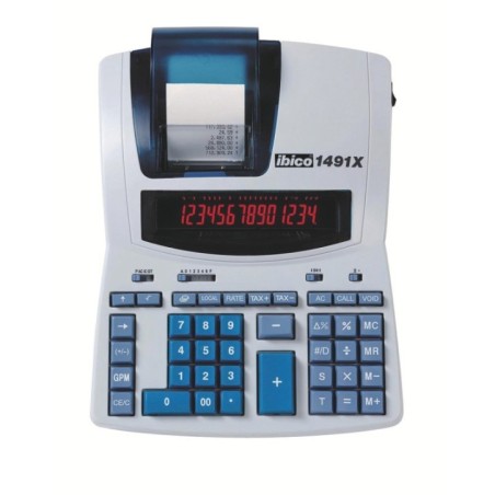 Calculadora com Impressão Ibico Profissional 1491X 14 Dígitos