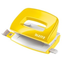 Furador Leitz WOW NeXXt Mini 5060-12-16 10 Folhas 2 Furos Amarelo