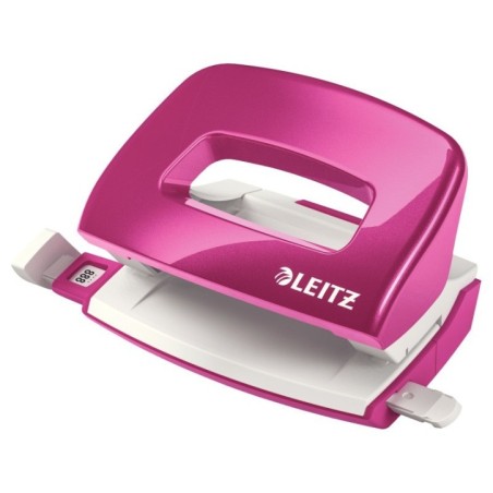 Furador Leitz WOW NeXXt Mini 5060-12-23 10 Folhas 2 Furos Rosa