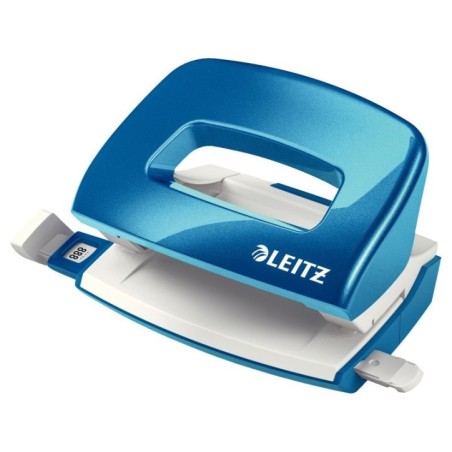 Furador Leitz WOW NeXXt Mini 5060-12-36 10 Folhas 2 Furos Azul