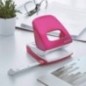 Furador Leitz WOW NeXXt Metal 5008-22-23 30 Folhas 2 Furos Rosa