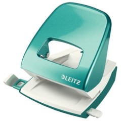 Furador Leitz WOW NeXXt Metal 5008-22-51 30 Folhas 2 Furos Turquesa