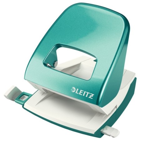 Furador Leitz WOW NeXXt Metal 5008-22-51 30 Folhas 2 Furos Turquesa