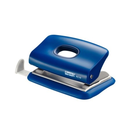 Furador Rapid Fashion Compact FC10 23638502 10 Folhas 2 Furos Azul