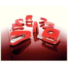 Furador Rapid Fashion Strong FC30 23639403 30 Folhas 2 Furos Vermelho