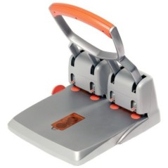 Furador Rapid Supreme Heavy Duty HDC150 23223100 150F 4 Furos Prateado
