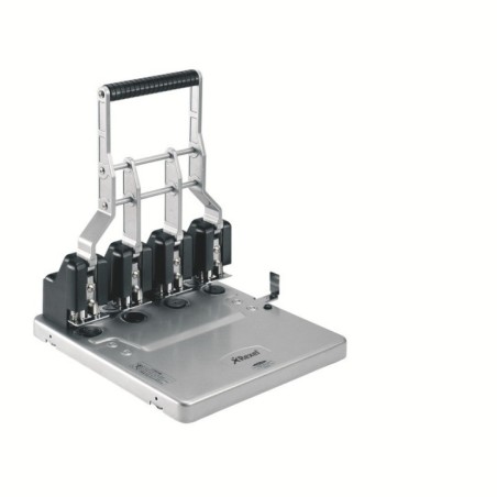 Furador Rexel HD4150 Ultra Heavy Duty 2101235 150F 4 Furos Prateado/Preto