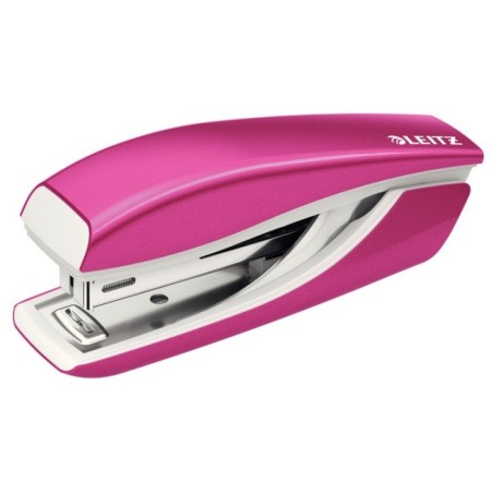 Agrafador Leitz 5528-12-23 WOW NeXXt 10 Folhas Rosa Metálico