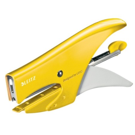 Agrafador Alicate Leitz 5531-10-16 WOW 15F Amarelo Limão