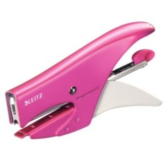 Agrafador Alicate Leitz 5531-10-23 WOW 15F Rosa Metálico
