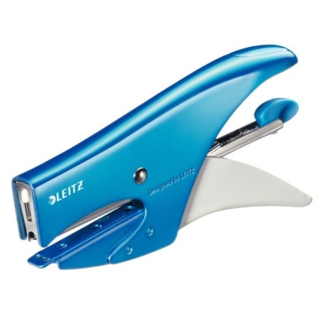 Agrafador Alicate Leitz 5531-10-36 WOW 15F Azul Metálico