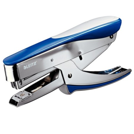 Agrafador Alicate Leitz 5548-00-33 30 Folhas Azul Cromado