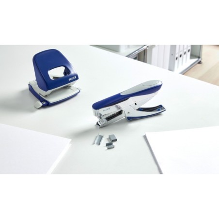 Agrafador Alicate Leitz 5548-00-33 30 Folhas Azul Cromado