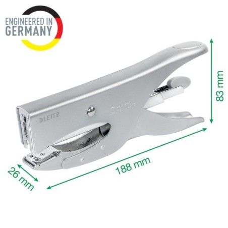 Agrafador Alicate Leitz 5549-00-81 40F Cromado Mate