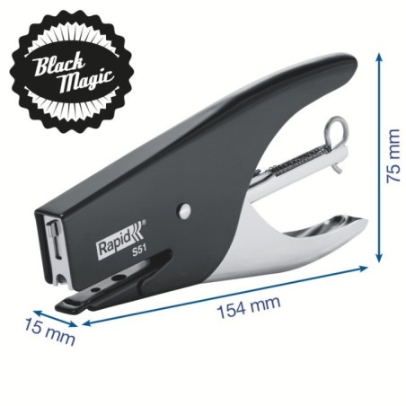 Agrafador Alicate Rapid Supreme S51 10538705 Preto