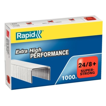 Agrafes Rapid 24/8+ SUPER-STRONG 24858500 Cx.1000 Galvanizados
